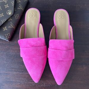 Tory Birch- hot pink mules!